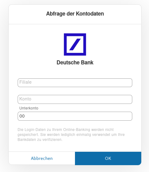 psd2ais login deutsche bank